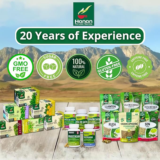 Hanan Te de Uña de Gato 80g - Cat’s Claw Loose Leaf Tea for Joint Support, Mobility & Well-Being, Natural Herbal Tea from Peru (2.82oz)