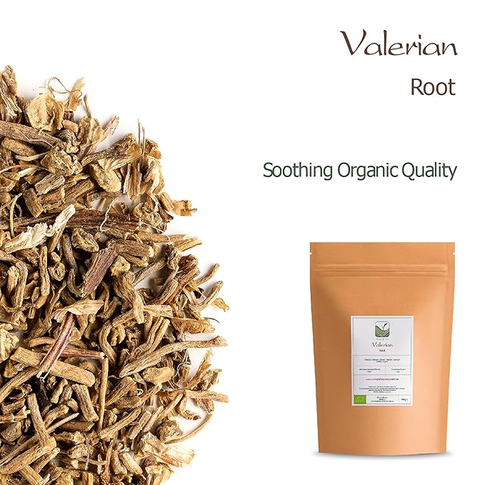 Valerian Root Organic Herbal Tea - Calming And Relaxing - Good Night Rest - Valeriana Officinalis Roots Valerian Sleep Tea Valerian Herbal Tea Valerian Tea Organic Valerian Herb Valerian Tea Root