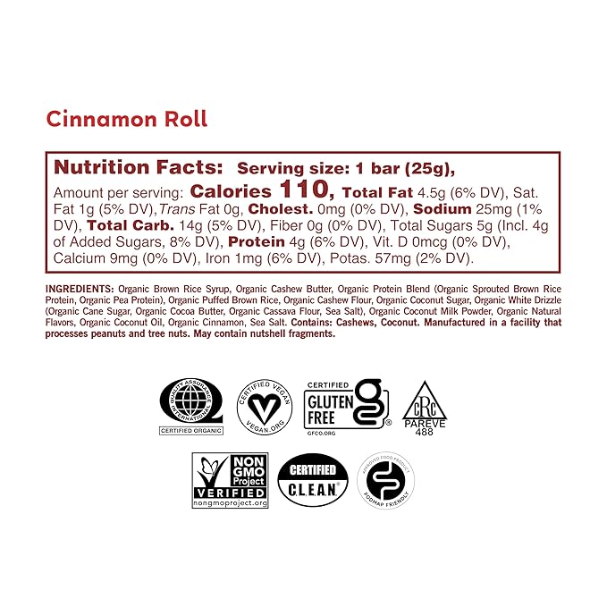 GoMacro Macrobar Organic Vegan Protein Bars - Blueberry + Cashew Butter & Oatmeal Chocolate Chip (2.3 Ounce Bars, 12 Count) (Pack of 2)