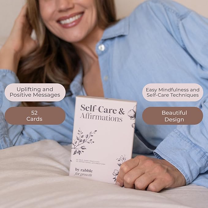 Rabble Self-Care and Affirmations Deck - 52 Affirmations and 52 Self Care Exercises