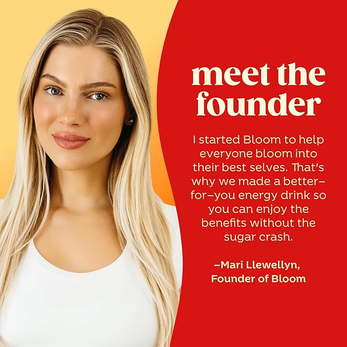 Bloom Nutrition Sparkling Energy Drink - Natural Caffeine, Zero Sugar, 180mg Caffeine - Antioxidant-Rich with Green Coffee Bean, Green Tea Extract, Prebiotics - Crisp Apple - 12oz 12 Pack