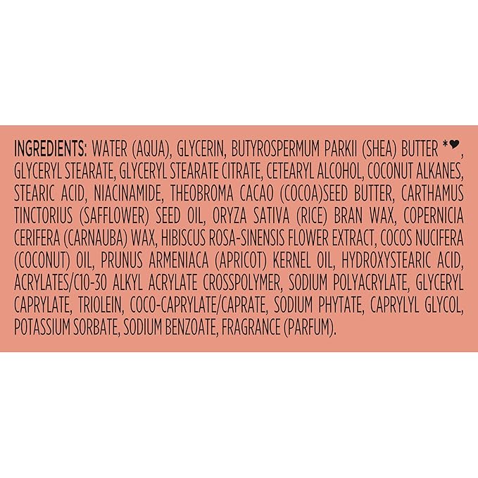 SheaMoisture Illuminating Body Butter with Coconut & Hibiscus, Niacinamide and Pro-Ceramides, Renewing Skin’s Natural Glow, 48H Moisturizing 11.5 oz