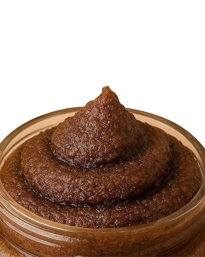 Exfoliating Sugar Scrub - Fruit Scented Exfoliating Body Scrub - Moisturizing Natural Face and Body Polish with Essential Oils - Gentle for Sensitive Skin - Coffee Beans, 8oz