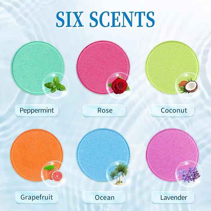 36-Pack Shower Steamers Aromatherapy, Shower Bath Bombs with Individually Wrapped, Variety Shower Tablets, Valentines Day Gifts for Her and Him, Birthday Presents for Women(2 Sets)