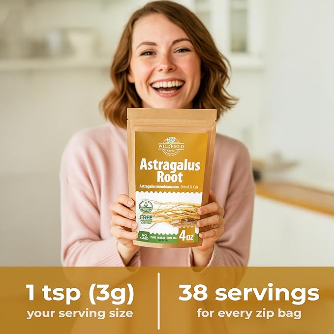 4 oz. Astragalus Root Herbal Tea – 113g Dried Astragalus Root Tea Huang Qi Raíz de Astrágalo