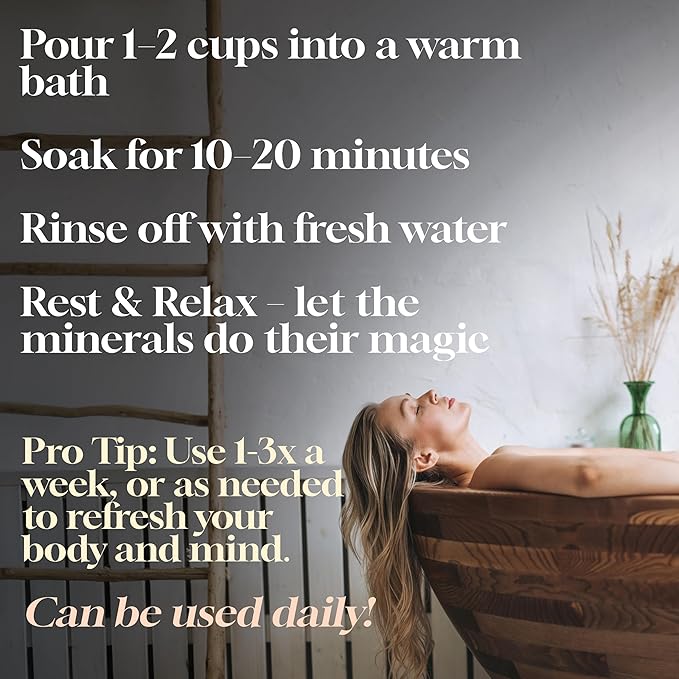 Dead Sea Warehouse - Dead Sea Salts for Soaking - 100% Dead Sea Mineral Bath Salts - Great for Soothing Muscles Aches, Relaxation, Alleviate Skin Issues - Unscented - 18.5 LBS