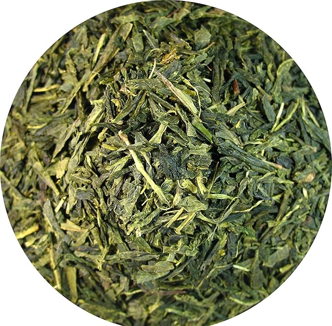 Greenhilltea premium green tea, organic sencha fresh up with high antioxidants 4 OZ