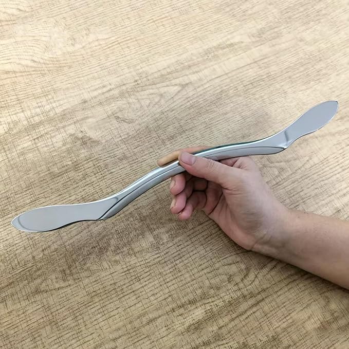 BYYDDIY Stainless Steel Gua Sha Muscle Scraper Scraping Massage Tool Kit,IASTM Tools, Great Soft Tissue Physical Therapy Used for Back, Legs, Arms,Neck (L-SD2B)