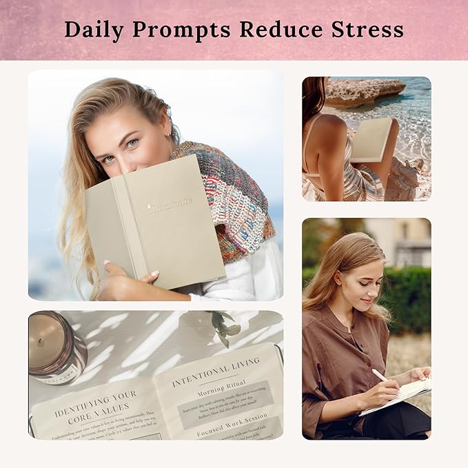 Journal for Women: Mental Health Journal with Prompts for Mindfulness, Anxiety Relief, Self Care & Gratitude: 90-Day Reflection Gift Notebook for Her
