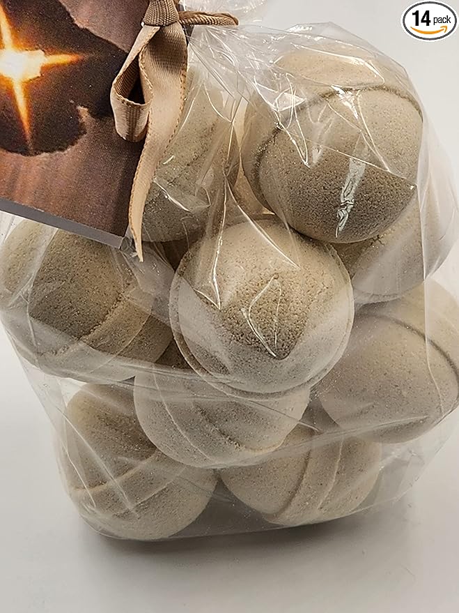 Spa Pure Amber Romancing: Bath Bomb Fizzies Made in USA with Shea Butter, Ultra-Moisturizing, Best for All Skin Types (14 Count) Pack of 1