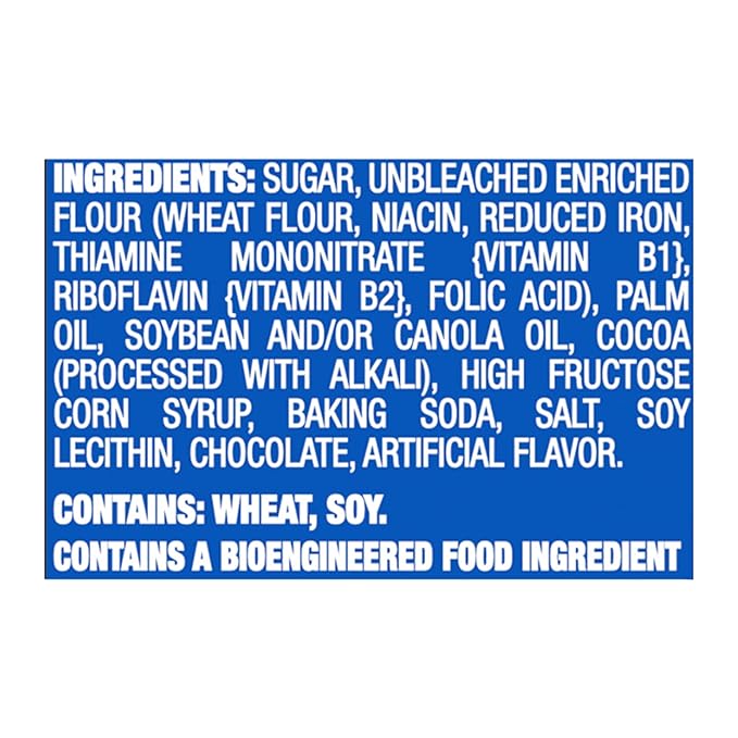 OREO Double Stuf Chocolate Sandwich Cookies, King Size, 10 Snack Packs (8 Cookies Per Pack)