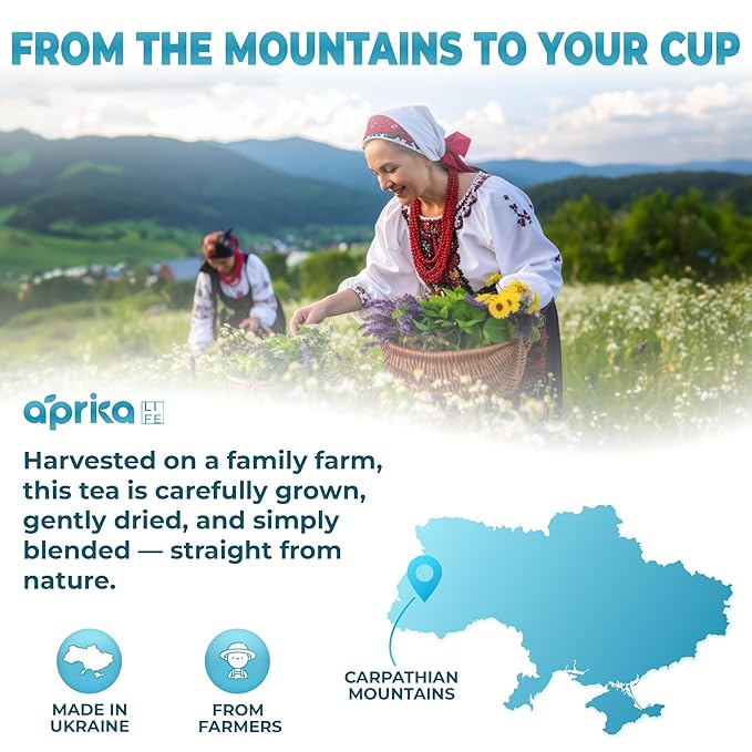 Aprika Life Sleep Tea for Bedtime Relaxation & Stress Relief – Natural Caffeine-Free Herbal Nighttime Tea with Chamomile, Lavender, Mint & Hibiscus – No Melatonin Sleep Aid – Relaxing Tea Bags 60 Pack