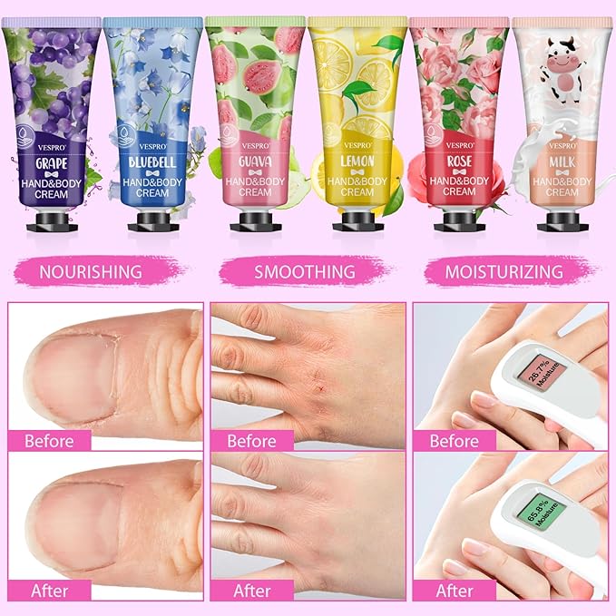 168 Pack Hand Cream Set For Women, Hand Lotion for Christmas Gifts, Bridesmaid Gifts, Thank You Gifts, Birthday Gifts, Stocking Stuffers for Women, Hand Lotion Travel Size for Dry Cracked Hands