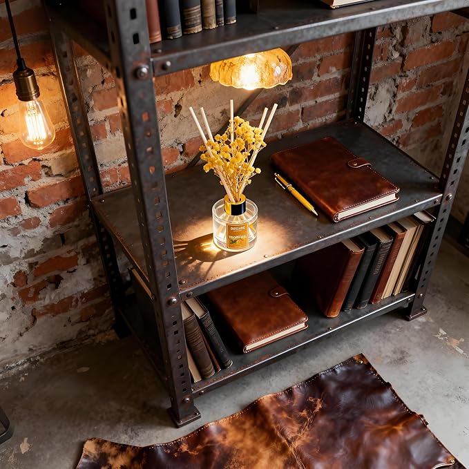 Reed Diffuser Set - 3.38 fl oz (100ml) Tropical Fruit Home Fragrance Reed Diffuser for Bathroom Shelf Decor 6 Reed Stick