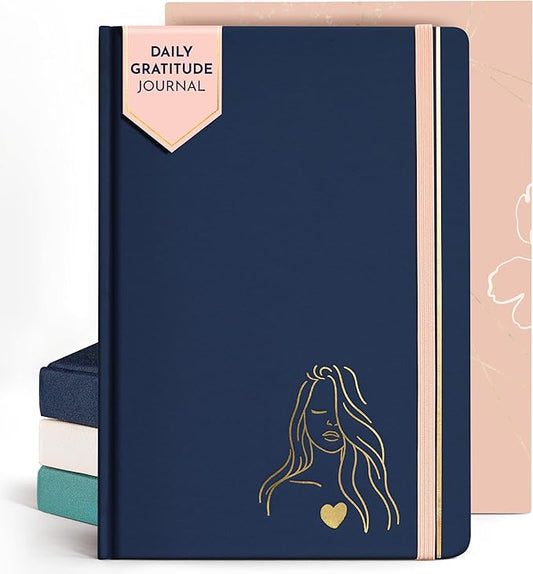 RYVE Daily Journal for Women – 6-Month Guided Gratitude Journal with Prompts, Affirmations, Mindfulness, Self-Reflection & Self-Care