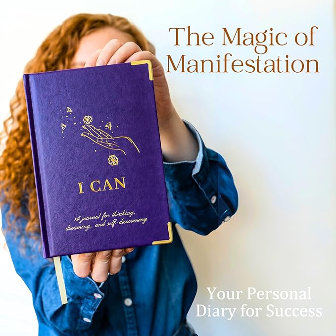 60-Day Transformative Manifestation Journal Set, Daily Affirmation and Gratitude Journal, Self Care, Five Minute Journal Sections, Vision Board Features, Perfect For Manifesting Your Dream