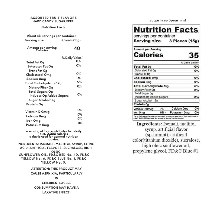 Halloween Sugar Free Assortment Hostess Deluxe Fruit Mix Hard Candies -1lb Bag Individually Wrapped Keto And Diabetic Friendly Gourmet Nostalgic Flavored Hard Candy Discs (16oz)