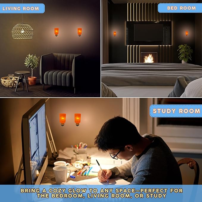 Himalayan Rock Salt Night Light Cylinder Shape 2Pack