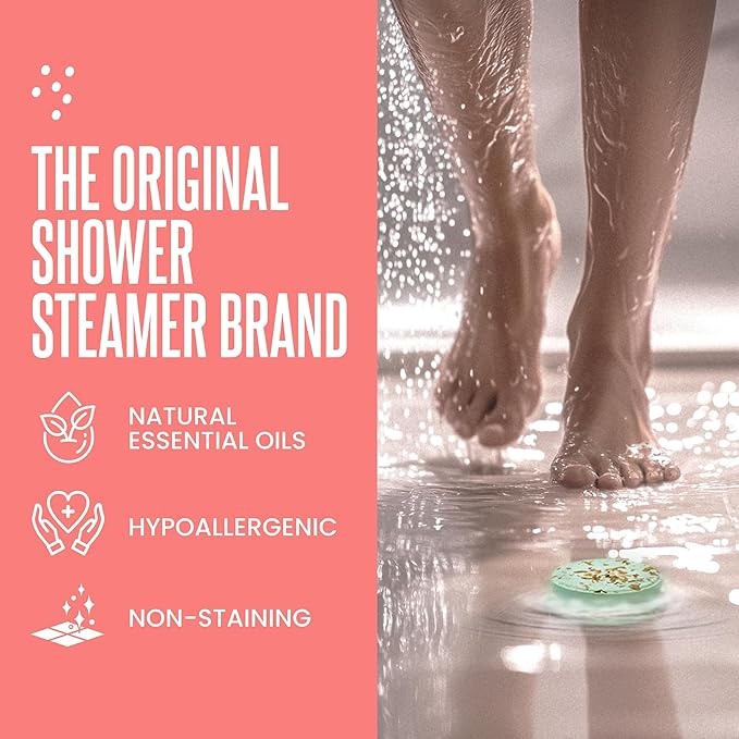 Cleverfy Shower Steamers Aromatherapy – Stocking Stuffers for Women, Teens and Wife – Christmas Gifts for Women and Teen Girls – White Elephant Gifts for Adults – 6 Tablets
