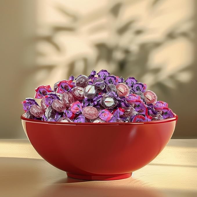 Fida Bonelle Italian Berry Jelly Candy | 1.5 Pound Bag | Vegan & Gluten Free Candy | Individually Wrapped Dye Free Candies | Assorted Flavors | Naturally Flavored (Pack of 2)