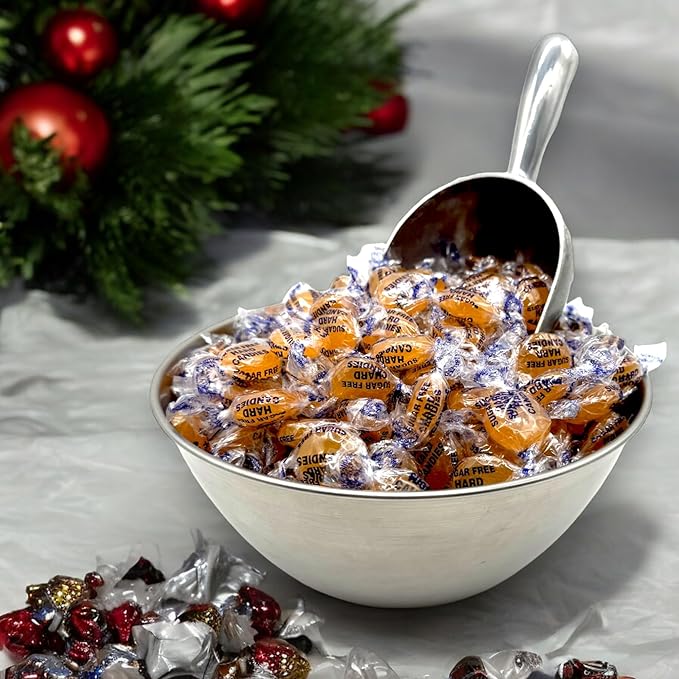 Sugar Free Butterscotch Gourmet Hard Candy-Keto Friendly- Premium Quality 1.5 lbs, Delicious Taste Individually Wrapped Butterscotch Candy-Ideal Diabetic & Gluten Free(24 oz)