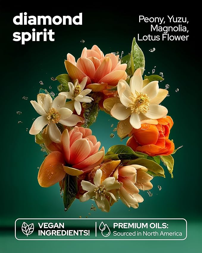 Vilicci Diamond Spirit Car Air Freshener – Spicy Clean Car Fragrance & Odor Eliminator | Long-Lasting Car Diffuser | Vegan & Cruelty-Free Fragrance Oils | Premium Auto Perfume | Lasts up to 120 Days