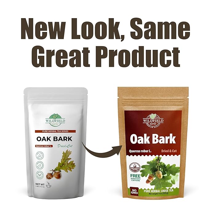4 oz. Oak Bark Tea Tree Bark Herbs Сascara (Cortex Quercus) - 113g Herb Tea Corteza De Roble