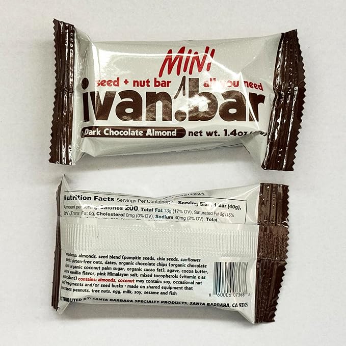 Protein Packed Energy Snack Bar | Provides Healthy Energy | Vegan, All Natural Ingredients | Soy, Dairy & Gluten Free (1.4 Ounce (Pack of 24 Bars), Chocolate)