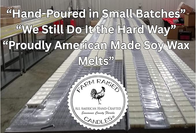 Farm Raised Candles Coffee Wax Melt 16 Ounces Variety Pack (5 Scents) – Hand-Poured 100% Soy Wax Melts – Chai • Farmhouse Coffee • Cold Brew • Black Tea – Fresh from The Farm Soy Melts