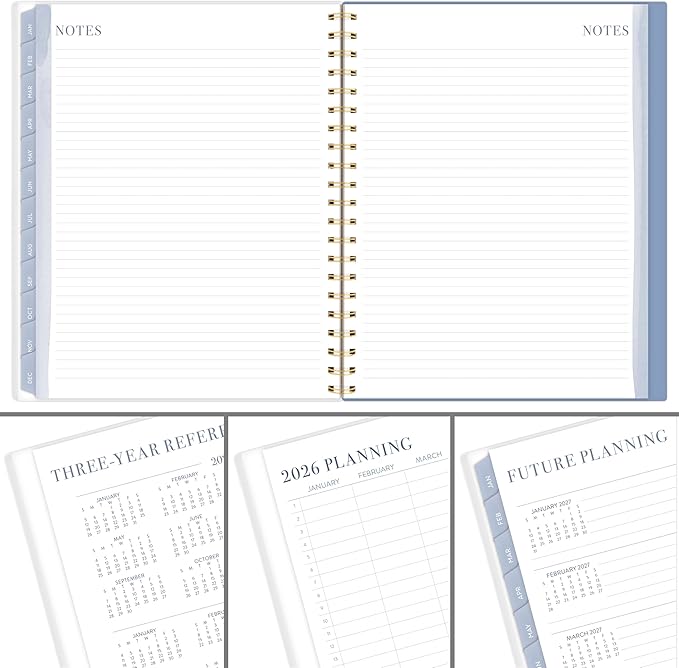 Cambridge 2026 Planner by Leah Bisch, Weekly & Monthly, 8.5" x 11", Large, Stripe (LB42-905-26)