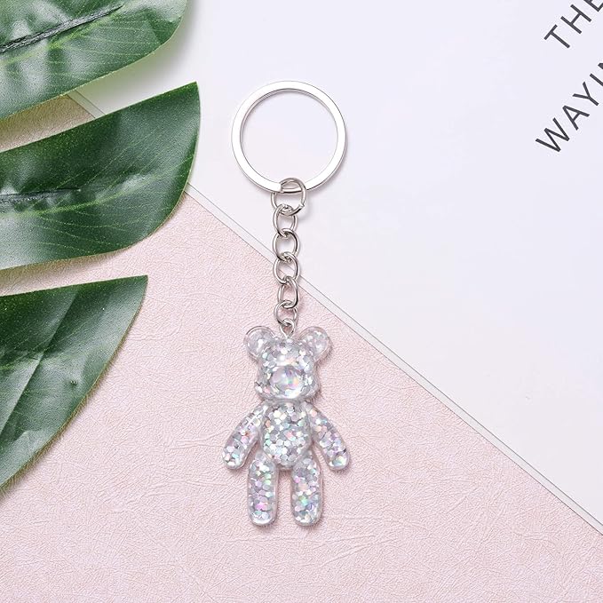 Pocket Bear Hug, Anxiety Relief Gifts for Women Men, Mental Health Positivity Gifts for Anxious Friend, Thinking of You Gift, Comforting Gift for Son Daughter Back to School, White