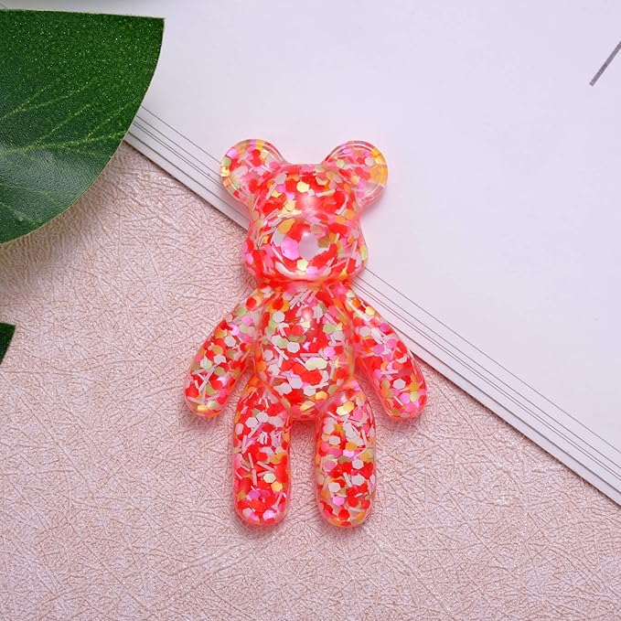 Pocket Bear Hug - Anxiety & Stress Relief Gift, Autism Fidget, Comforting Back to School Gift for Son, Daughter - Red