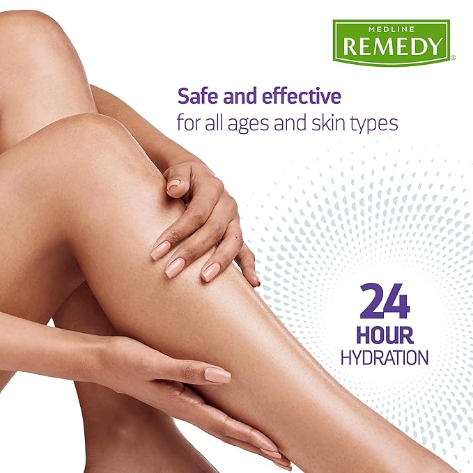 Medline Remedy Phytoplex Nourishing Skin Cream, Unscented Skin Moisturizer, Paraben Free Body Lotion, 16 Fl Oz