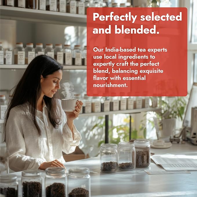 Vital Bloom Pure Cinnamon Tea, warm, spicy flavor, 100% Natural, Caffein Free, Hot or Cold Brew Herbal Tea, Bleach Free Tea Bags, Non GMO (Free Bamboo Tongs included)