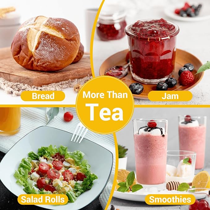 Chamomile Tea Bags 100 Count, Chamomile Flower Herbal Tea with Sugar-Free, Caffeine-Free