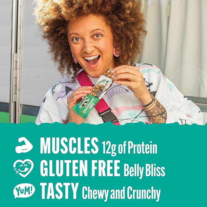 Lenny & Larry's Cookie-fied Protein Bar – White Chip Macadamia Vegan Protein Bars 9x45g – Healthy Snacks with 12g Plant Protein & 5g Fiber – Gluten free Power Bar, Keto Friendly, Non-GMO & Vegan