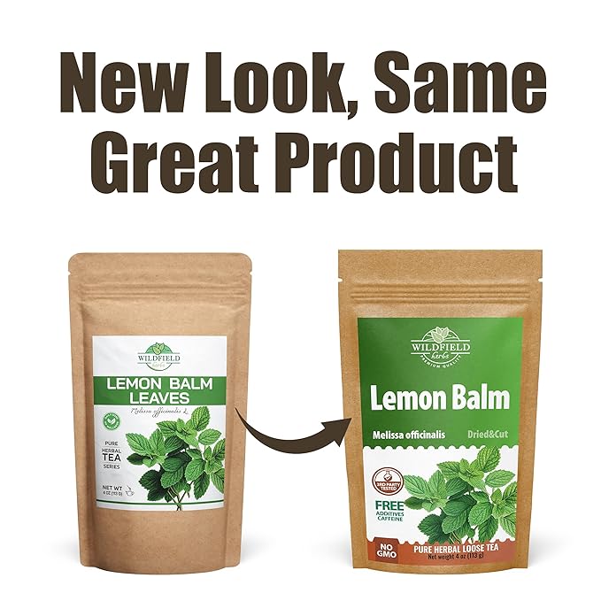 4 oz. Dried Lemon Balm Herb Frontier Loose Lemon Balm Tea Bags (Melissa Officinalis Tea) - 113g Melissa Herb Te De Toronjil