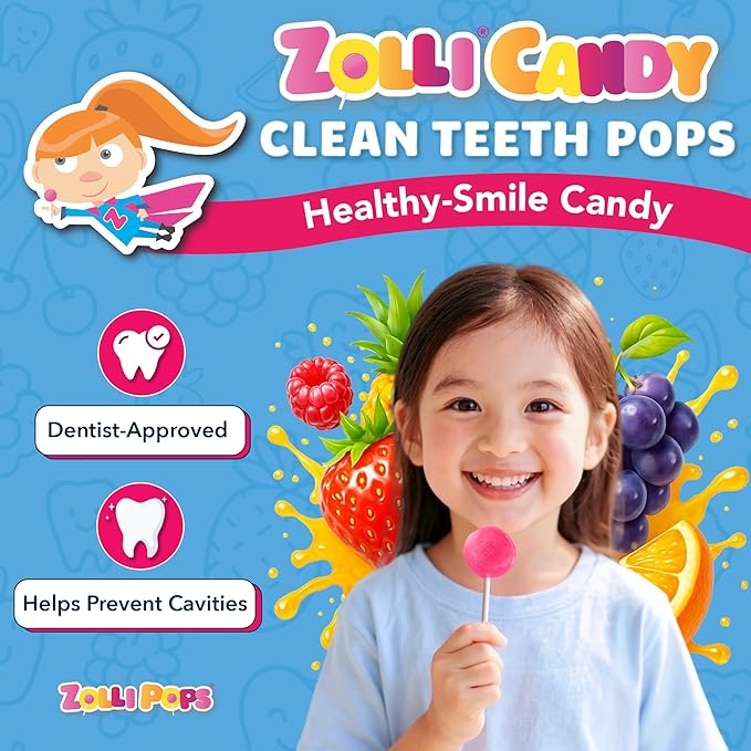 Zolli KETO Pops Sugar Free Lollipop Candy, Vegan, Gluten-Free, Diabetic-Friendly, 4oz Resealable Pouch