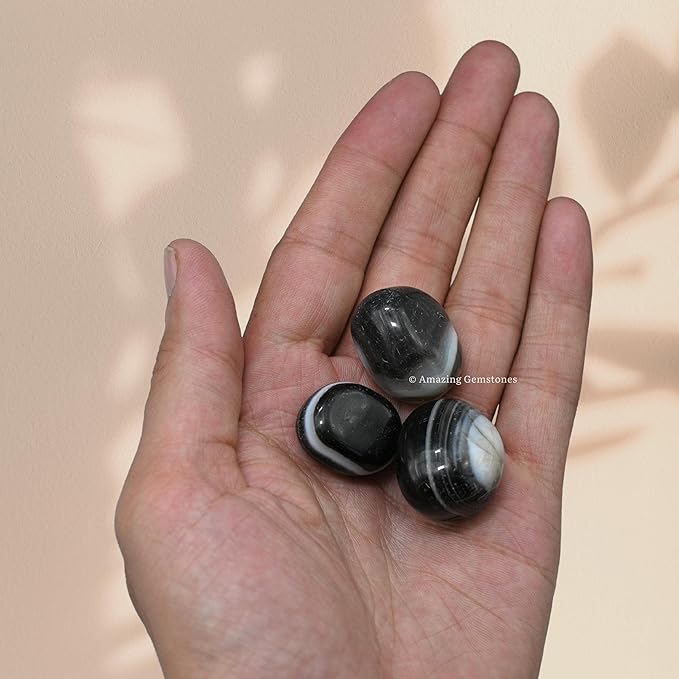 Amazing Gemstone Sulemani Hakik Crystals and Healing Stones Tumbled - 1 Oz Sulemani Hakik Stone, Natural Healing Stones for Energy Balance, Stress Relief - Polished Gems Rocks