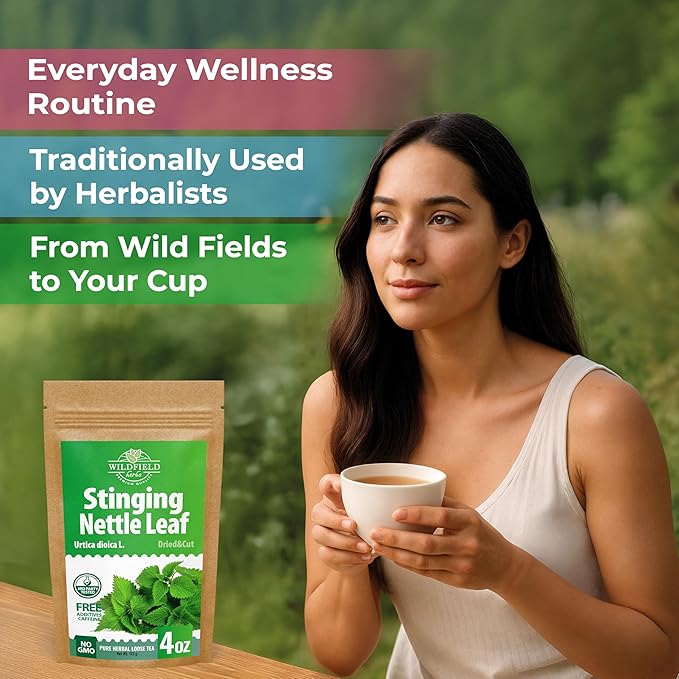 4 oz. Dried Nettle Leaf Tea Ortiga Planta Nettle Herb Bulk Stinging Nettle Leaf Herb Tea (Urtica dioica) - 113g Stinging Nettle Leaves Herbal Tea ortiga verde te