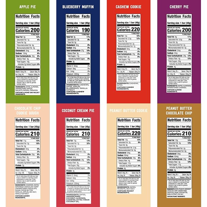 Larabar Variety Pack, Gluten Free Vegan Fruit & Nut Bars, 1.7 oz, 16 ct