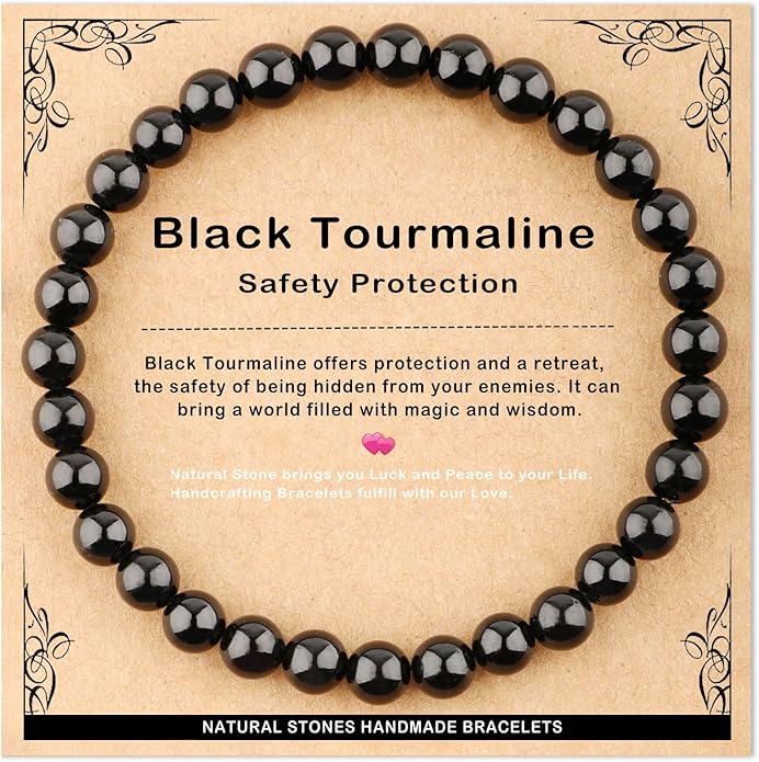 AD Beads 4mm6mm8mm10mm Handmade Bracelet - Natural Gemstone for Peace and Tranquility - Meditation, Yoga, Healing and Energy Gift for Unisex