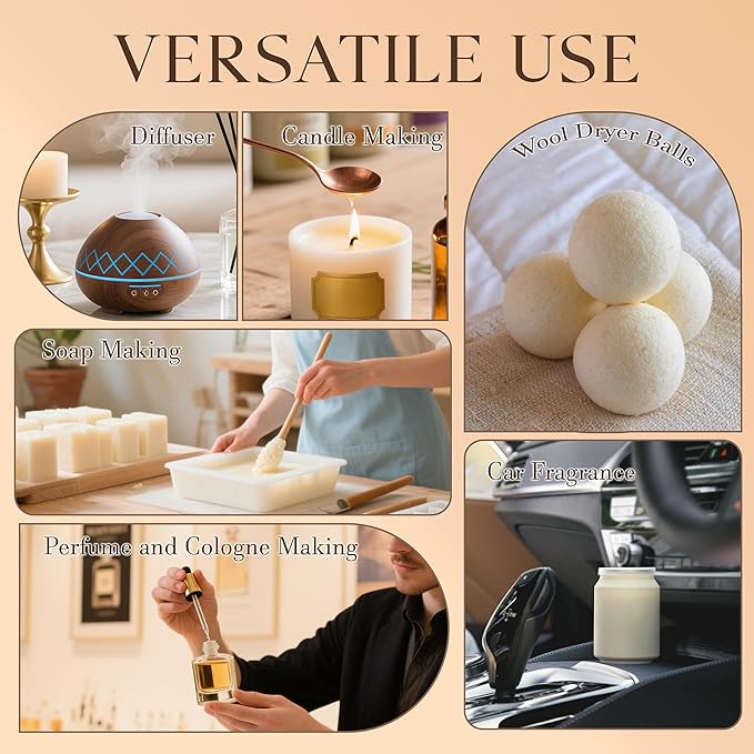 Essential Oils Set, Hotel Diffuser Oil Inspired by The Hotel Scent, Fragrance Oil Glass Bottle for Aromatherapy Diffusers and Humidifiers (4 Fl Oz, Edition + Fairmont + Ritz + Inter)