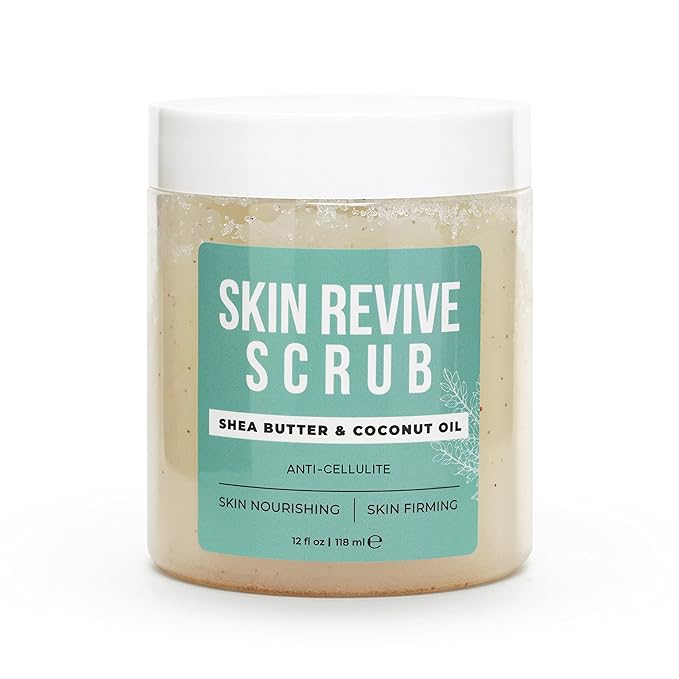 Body Scrub this Vitamin Filled Skin Nourishing Scrub Exfoliates While Working at Reviving your Skin, Deep-Cleansing for Smooth Silky looking skin