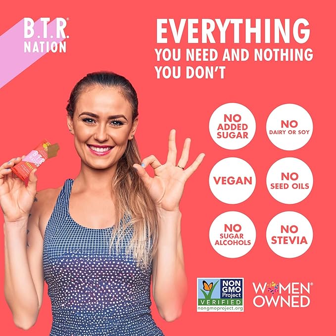 B.T.R. Nation Superfood Keto Protein Bars, Plant Based Vegan Protein - Cinnamon Cookie Dough ENERGY | 12 Pack| Low Carb, Low Calorie, Gluten Free, No Sugar Alcohols, Boosted with Superfoods