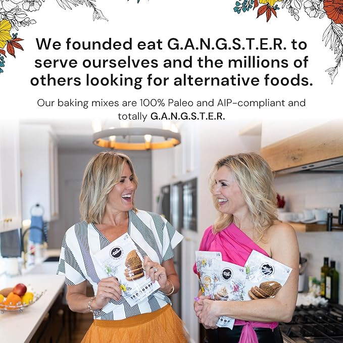 eat G.A.N.G.S.T.E.R. Foatmeal Cookie Mix - Allergy-Friendly Baking Mix, No Dairy, Nuts, Gluten, Dairy - Grain-Free Oatmeal Alternative - For Paleo & AIP Diets, Bake Cookies, Fruit Crumbles & Bars