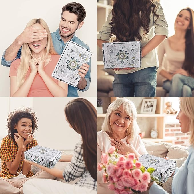 6 Pack Scented Candles Gift Set, Aromatherapy Candles for Home Scented, 200H Long Lasting Soy Wax Candle Gifts for Women, Ideal for Birthday, Mother's Day, Valentine, Christmas