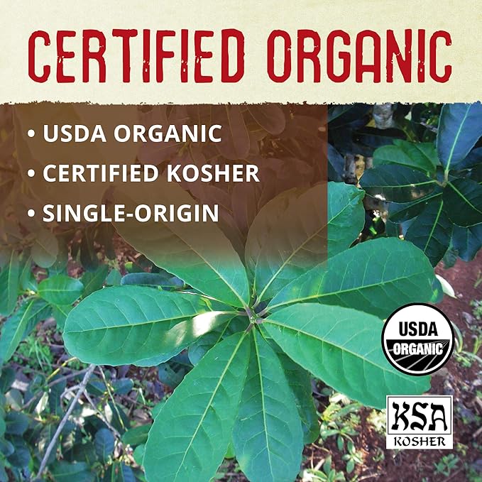 ECOTEAS Organic Yerba Mate Loose Leaf Tea – Natural Energy & Detox Herbal Tea – Coffee Alternative - Kosher, Non-GMO, Gluten-Free - Unsmoked Pure Leaf from Argentina, 1 lb (Pack of 1)