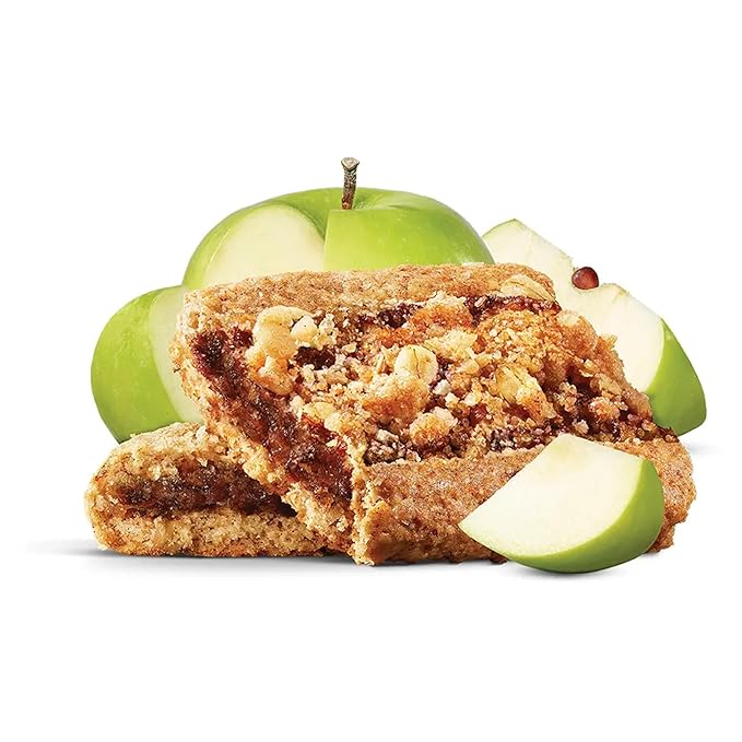 Nature's Bakery Oatmeal Crumble Bars, Apple, 6-6 Count Boxes (36 Bars), Vegan Snacks, Non-GMO