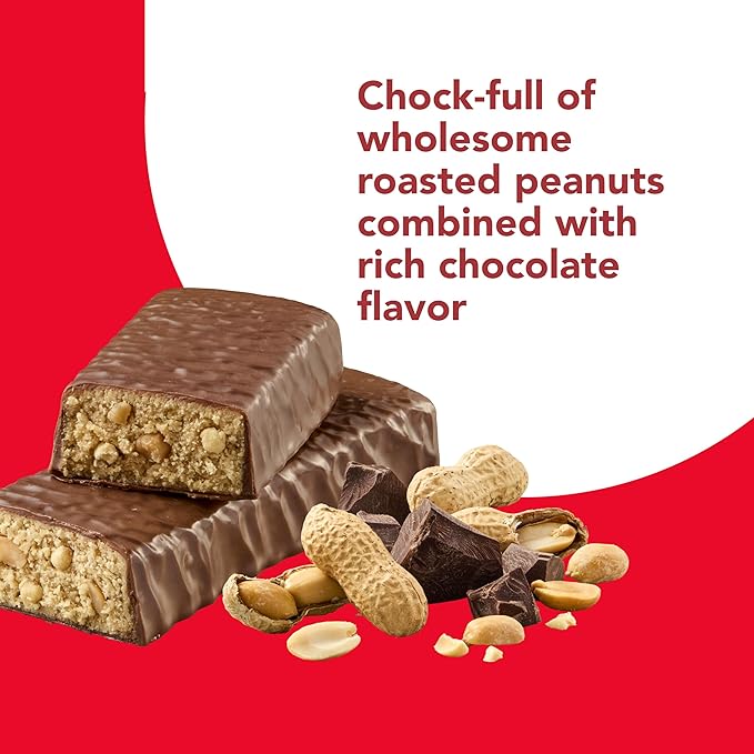 think! Protein Bars, High Protein Snacks, Gluten Free, Kosher Friendly, Chunky Peanut Butter, Nutrition Bars, 2.1 Oz per Bar, 30 Count (Packaging May Vary)